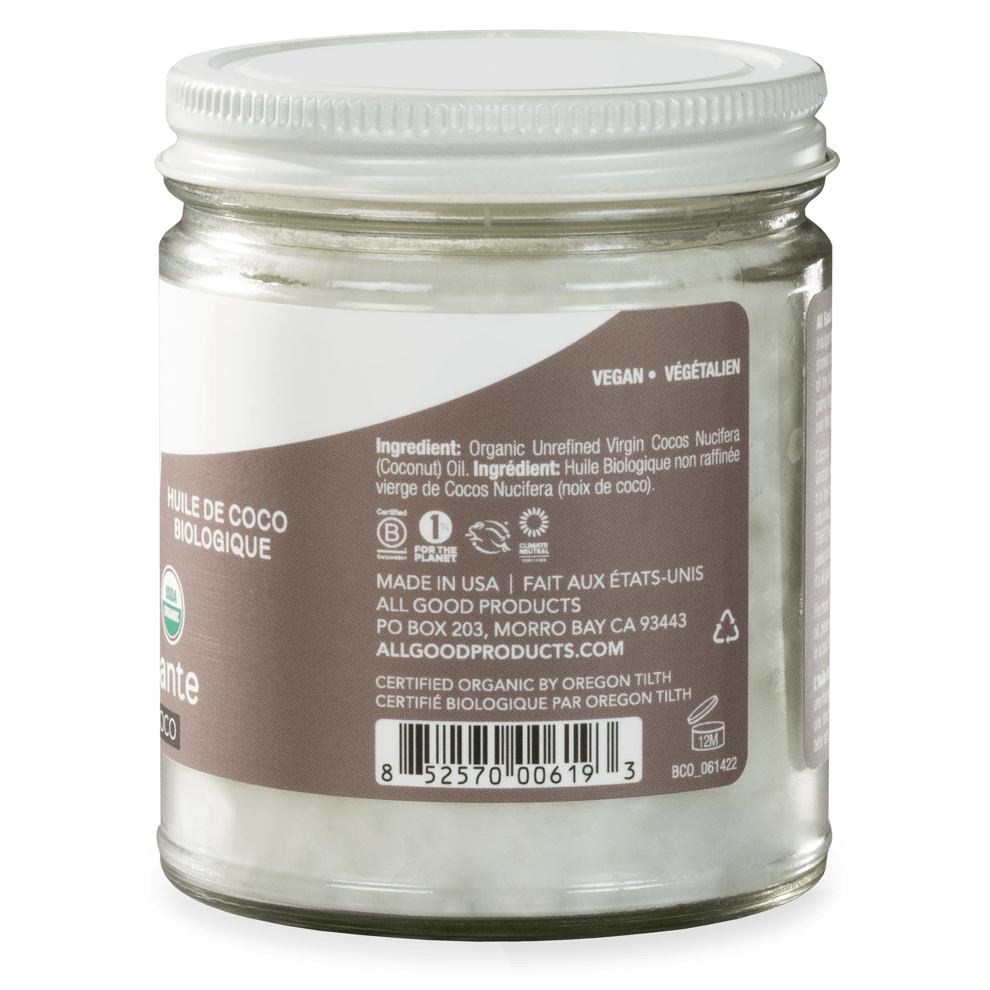 All Good Coconut Oil - Original - Image 3