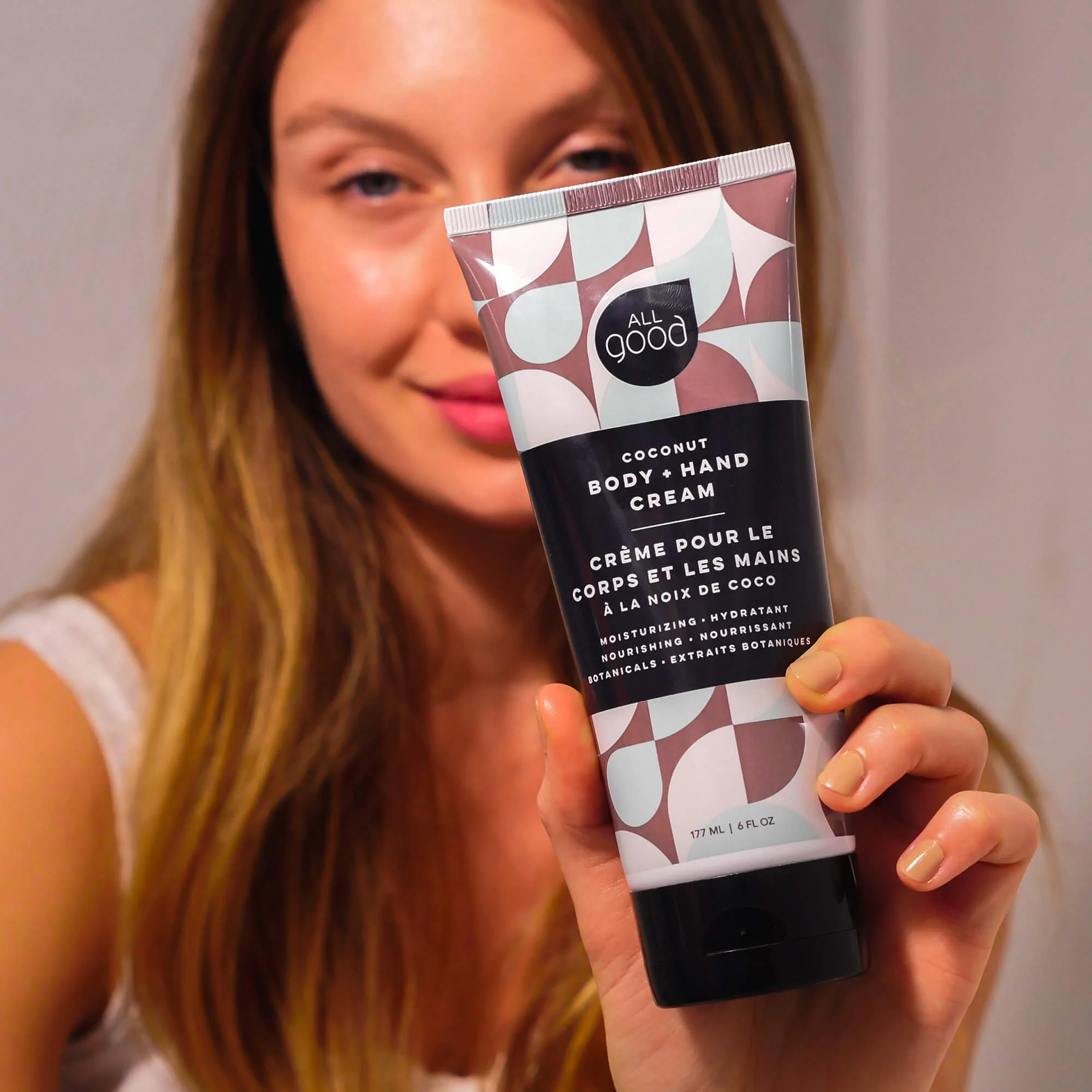 Coconut Body & Hand Cream, 6 oz - Image 3