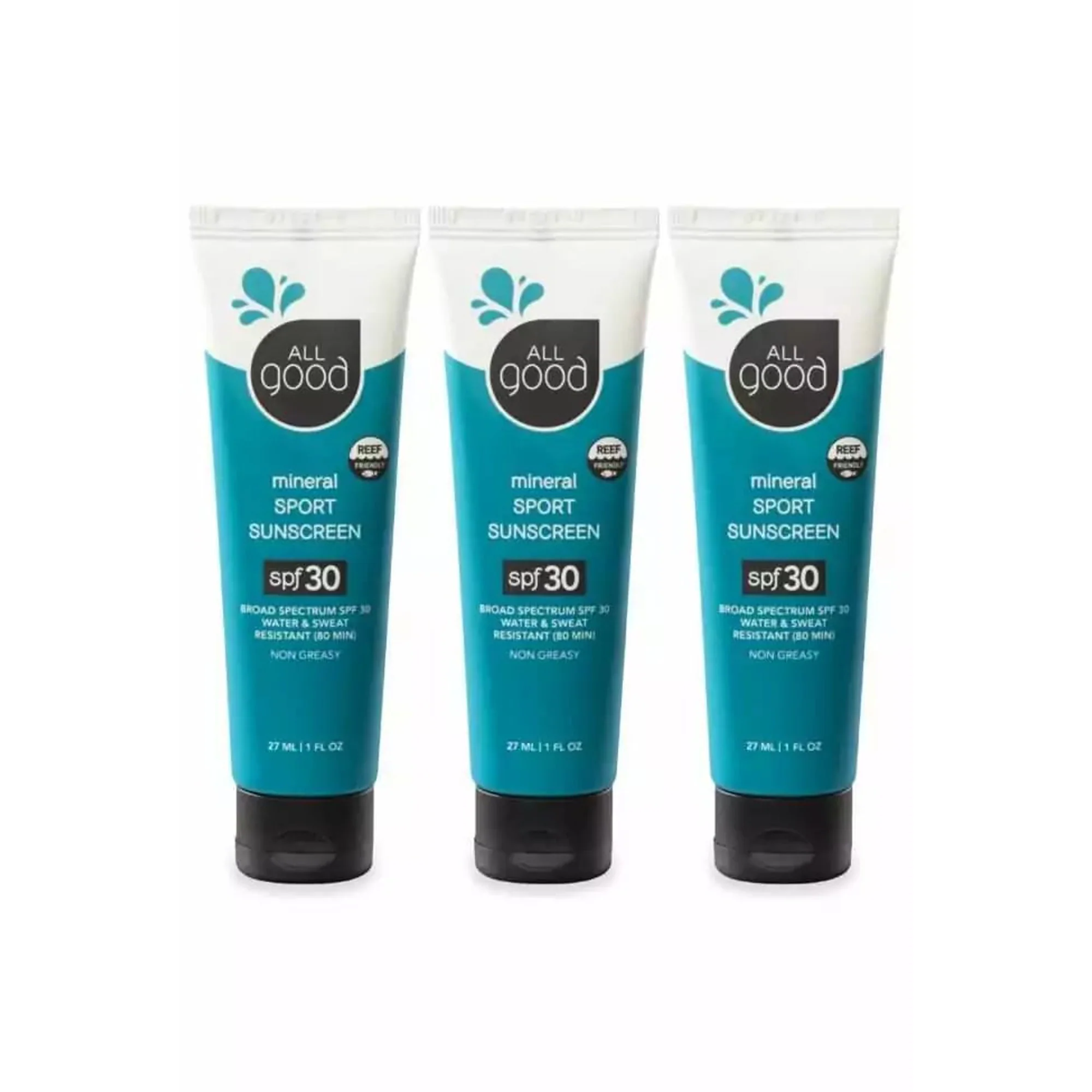 Mineral Sport Sunscreen, 1 oz - 3 Pack