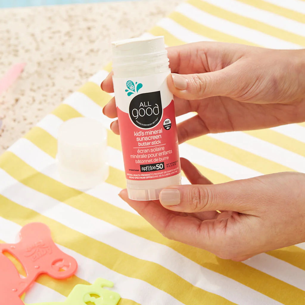 SPF50 Kids Mineral Sunscreen Butter Stick, 2.75 oz - Image 4